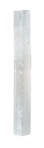 | Selenite Stick | Large | Size 6” - 9” | 1 Pc | Crystals and Healing stones, spiritual gifts for women, Reiki, Chakra, Witchcraft, Yoga, Meditation Accessories