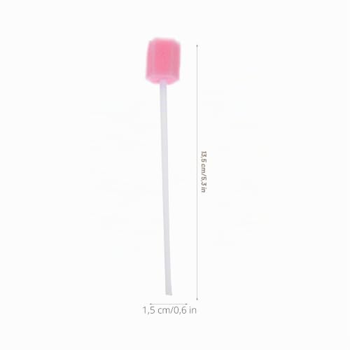 Healvian Disposable Mouth Sponge Sticks, Pack of 100, Hygienic, Sterile for Gentle Teeth and Gum Cleaning, Oral Care Swabs, Ideal for Children, Elderly and Travelers
