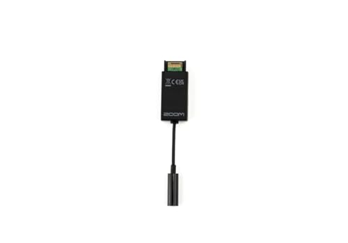 ZOOM TCA-1 Timecode Adapter, Precision Timecode Generator for Audio Video Synchronisation Compatible with Zoom Recorders, Black | Precision Timecode Generator for Audio Video Synchronisation Compatible with Zoom Recorders, Black