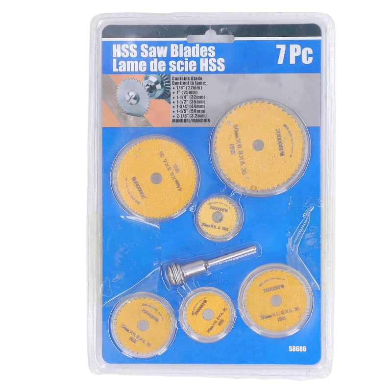 HHIP 5071-5000 6 Piece High Speed Steel Slitting Saw Set