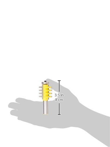 YONICO Finger Joint Router Bits 1-1/4-Inch 1/2-Inch Shank 15131 1-1/4" Cut Height-1/2" Shank