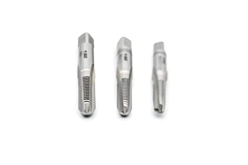 BAER HSSG Hand Tap Set 3-Piece Set M 6 x 1.0 - Tap - Taper Tap + Middle Tap + Finishing Tap - Thread Cutting