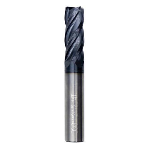 Smo.Coinn 3/8-inch carbide square nose end mill cutter with four flutes