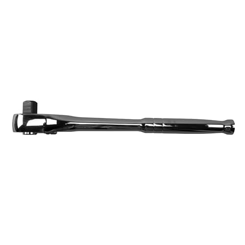 Klein Tools 65820 10-inch ratchet with 1/2-inch drive, chrome finish and reversible socket mechanism