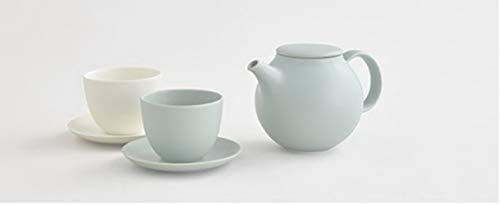 Kinto 17146 Teacup, PEBBLE Cup & Saucer, 6.1 fl oz (180 ml), Brown 6.1 Ounces brown (french toast 19-1012tcx)