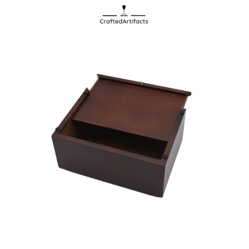 Companion Photo Urn with Acrylic Magnetic Picture Frame for Human and Pet Ashes, Cremation and Aquamation Urn for Adults, Infants, and Pets, Memorial Keepsake Urn (Walnut, Small) Walnut