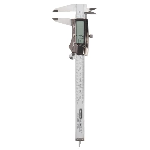 General Tools Digital Caliper #147-6" Precision Measuring Tool - Stainless Steel Ruler 0 - 6" Range 6-Inch Digital Caliper