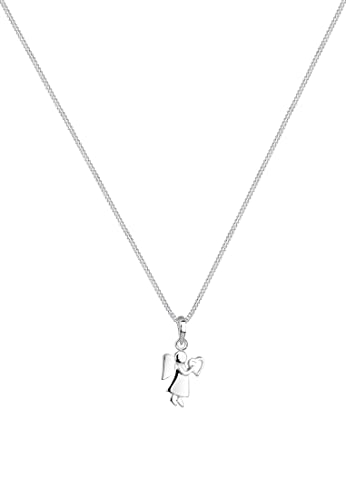 Elli Necklace Women Angel Pendant Filigree in 925 Sterling Silver 45