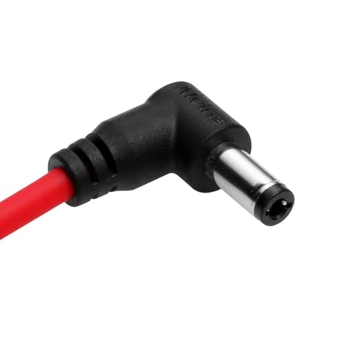 Alvin's Cables Ultra Soft DC to Hirose 4 Pin Power Cable for Sound Devices 633| 644| 688, Zoom F4|F8, ZAXCOM 45cm|17.7inches 45cm ultra soft straight 4 pin