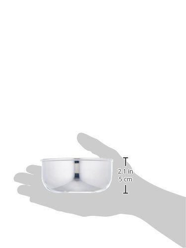 [Australia - AusPower] - Graham-Field Sponge Bowl - Medical Stainless Steel with Seamless Construction Basin, 4 1/2" Width x 2" Depth, 12 oz Capacity,3248 