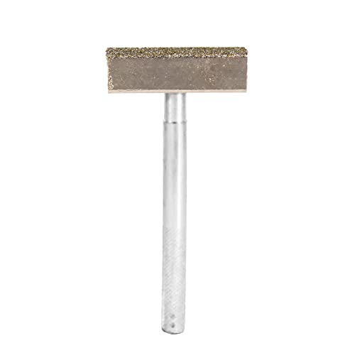 Premium Diamond Grinding Wheel Straightener with Electroplating - T-shaped Tool for Dressing Bench and Bench Grinding Machines - Heavy Duty Knurled Handle for
