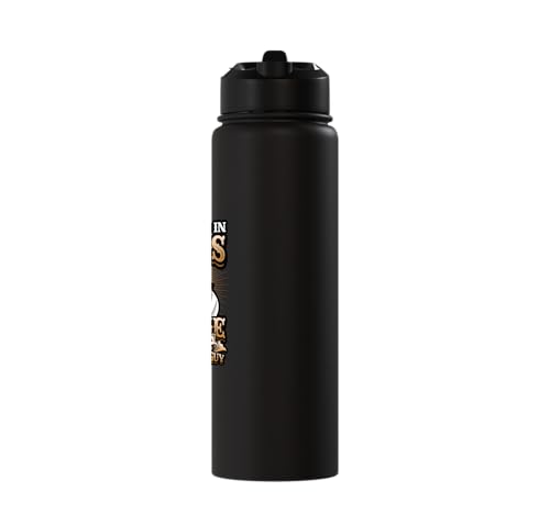 Created in Gods Image Funny Religious Men Stainless Steel Insulated Water Bottle