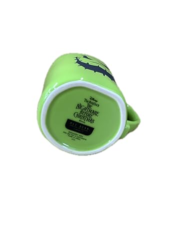 Rae Dunn Halloween Ceramic Coffee Tea Mug, Bright Green (Oogie Boogie) Bright Green (Oogie Boogie)