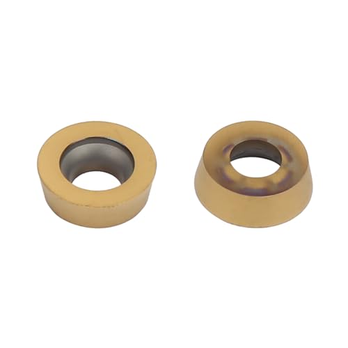 1PC SRAPR1616H10 Lathe Turning Tool Holder with 10PCS RPMT10T3MO Inserts Blades and Wrench High Precision Durable Steel CNC Tool Holder for Metalworking and Machining