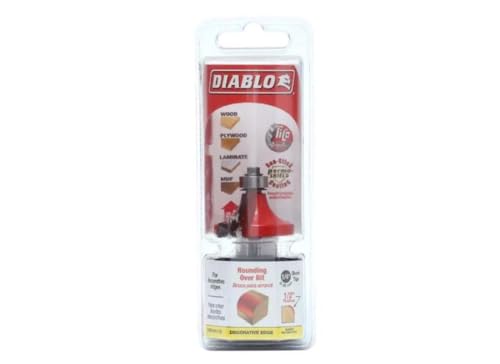 Diablo Diablo Round Over Bit 1-1/2 in. diameter x 1/2 in. radius edge treatment and grooving bit