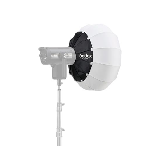 Godox CS-50T 50cm/19.6in Quick Release Lantern Softbox Professional Foldable Soft Box with Standard Bowen Mount for Photography Studio Photography (50cm/19.6in Softbox) 50cm/19.6in Softbox