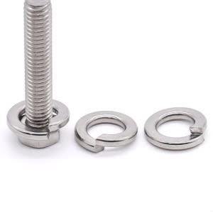 [Australia - AusPower] - Glvaner 14mm ID Stainless Steel Spring lock Washers (20 pcs) Stainless Steel 304 Splict Lock Washer Plain Finish 20 