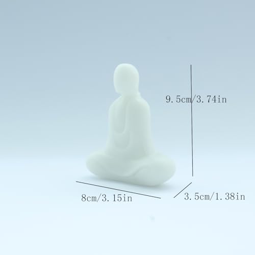 Faceless Buddha Statue - No Face Buddha Figurine White