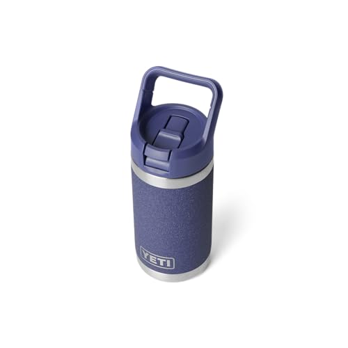 YETI Rambler Jr. 12 oz Kids Bottle, with Straw Cap Moon Dust - Textured