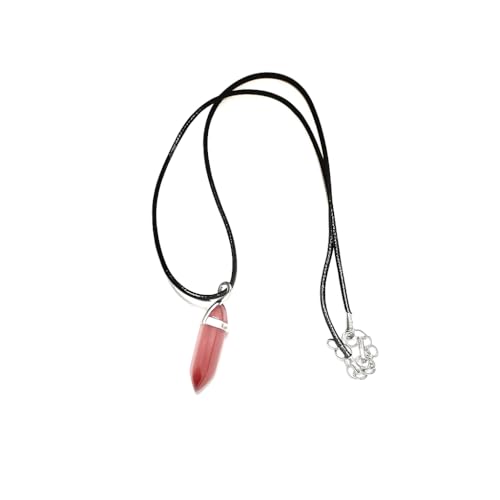 Wiccan Red Agate Pendant Necklace – Stone of Vitality & Passion