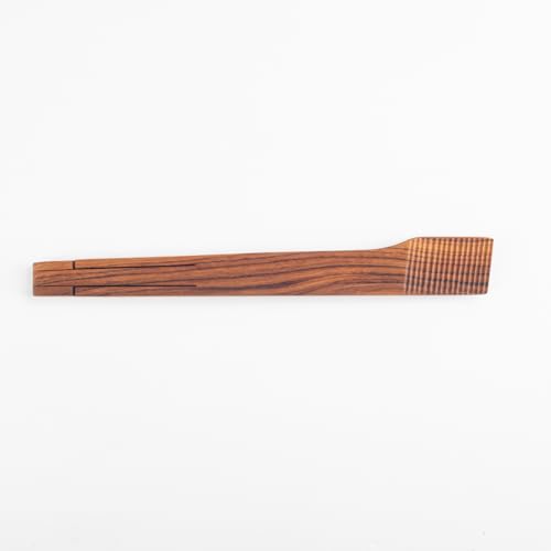 Super Slim Spring Salad Tongs: Teak Wood Salad Hand Server 0.1" x 0.1" x 12" Kitchenware Serving Utensils from SiamMandalay Gourmet Collection