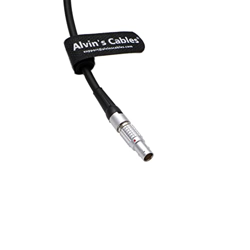 Alvin's Cables Sync Cable for RED Komodo Straight 9 Pin Male to 4 Ports BNC for Timecode in| Timecode Out| Genlock| GPI