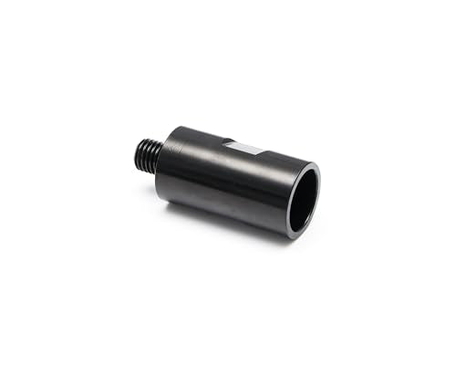 Werhe Adapter 1 1/4 UNC to M18 Sleeve, Steel Connector for Core Drilling Tools | For Can Drills, Without Coolant Hole, with Key Tabs, Steel, Length 5 cm, for Concrete and Stone