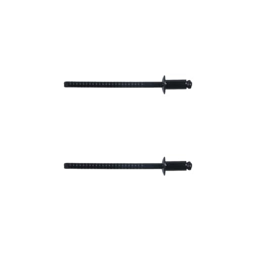 Antrader black stainless steel blind pop rivets, 1/8 x 1/4 inch, 100-piece pack for repairs
