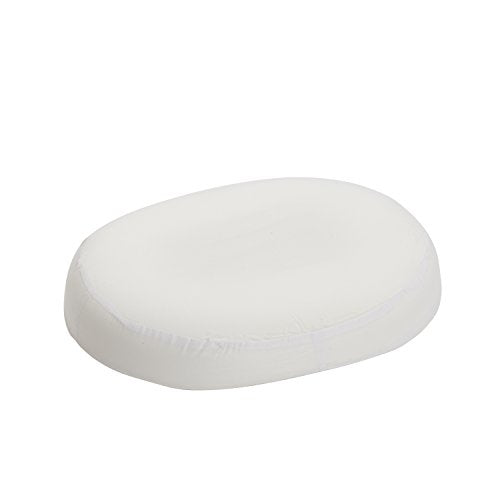 DMI Seat Cushion Donut Pillow and Chair Pillow for Tailbone Pain Relief, Hemorrhoids, Prostate, Pregnancy, Post Natal, Pressure Relief and Surgery, 16 x 13 x 3, White 16 Inch (Pack of 1) Contoured