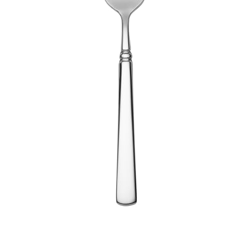 Set of four Oneida Easton salad forks with polished silver finish, ideal for casual or formal dining.