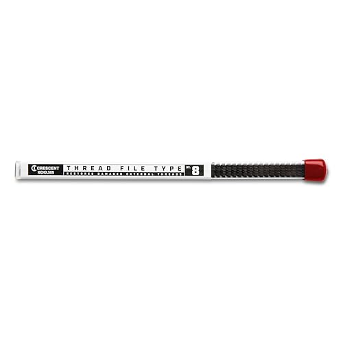 Nicholson No. 8 metric bolt thread restoring file for repairing damaged threads