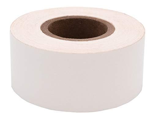 ChromaLabel 1 Inch Label Maker Tape, White Tape to Write On, Clean Remove Labeling Tape, Ideal for Arts and Crafts, Color Coding Label 500 Inch Roll, White 1" Wide, 13.89 Yards