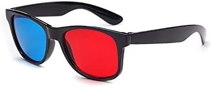 [Australia - AusPower] - Red and Blue 3D Glasses Universal TV Movie Dimensional Video Frame 3D Glasses DVD Game Glass 3D Style Glasses for 3D Movies Games, 3D Viewing Glasses,Light Simple Design 3D Glasses Accessories 