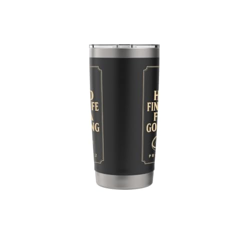 Christian Men He Who Finds A Wife Bible Verse Gift Stainless Steel Insulated Tumbler Black 567 g