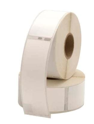 Address Labels for Seiko - 1-1/8" x 3-1/2", 130 Labels/Roll, 2 Rolls Per Pack - Permanent Adhesive White Mailing Labels for Packages, Filing, & Storage - Seiko Compatible for SLP | LabelValue