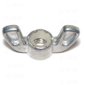 [Australia - AusPower] - 014973285814 Nylon Insert Wing Nuts, 5/16-18, Piece-10 