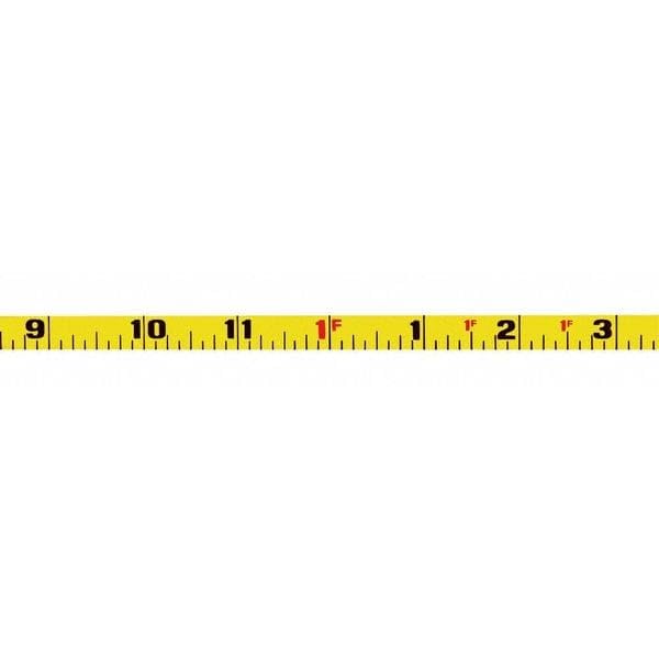 Keson 50 ft Tape Measure, 3/8 in Blade ST5018-1 Each 15.2 m ft, in, 1/8