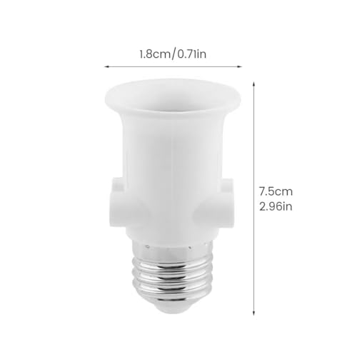 Bulb Converter Base E27 Socket to 2 Pin EU Adapter Smart Bulb Adapter Socket AC100-240V 4A