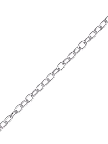 Designer Inspirations Boutique 925 Sterling Silver 2/2.5/3.4/3.8 MM Wide Cable/Open Cable/Twisted Cable Chain Necklace for Women Men Unisex - 16" 18" 20" 22" 24" 26" Inch 18 Inches Box