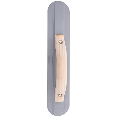 MARSHALLTOWN 12-inch round end magnesium hand float for concrete finishing, assembled in the USA