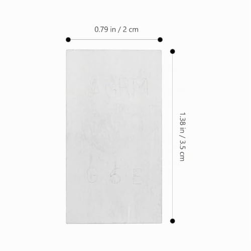 Silver Solder Sheet for Jewelery Soldering, Low Melting Jewelery Soldering Plate for Precise Soldering, Pre-Cut Chip for Jewelery Making, 3.50 x 2.00 x 0.10 cm, 1 Piece