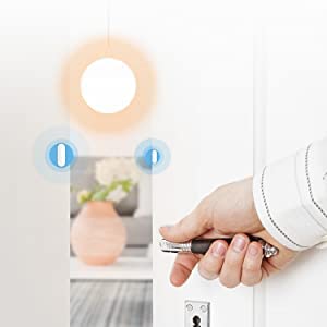 [Australia - AusPower] - 5 Pack WiFi Wireless Door Window Sensor,TUYA Smart Alarm with Free Notification APP Control Home Security Alarm System，Compatible with Alexa Google Assistant 5 