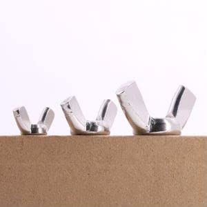 [Australia - AusPower] - M5-0.8 (30 pcs) Stainless Steel Wing Nuts, 304 Stainless Steel 18/8, Thumb Nuts, Butterfly Nuts, DIN315 M5-0.8 30 