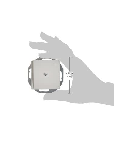Merten 296319 Central plate Cable Outlet, Polar White Glossy, System M | System M, polar white glossy
