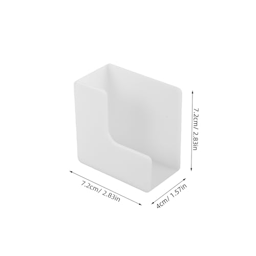 TOYANDONA Pack of 4 Wall Mount for Digital Body Scales, Space-Saving Scales Made of Plastic, Drill-Free Mounting for Bedroom and Bathroom