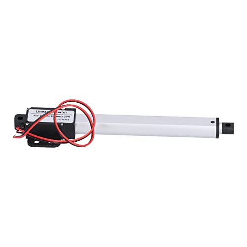 Vikye Linear Actuator Mini Electric Low Noise 100mm Stroke for Electric Recliners and Lift Tables - 12V Input Voltage (Stroke 100mm-30mm/s-20N) Stroke 100mm-30mm/s-20N