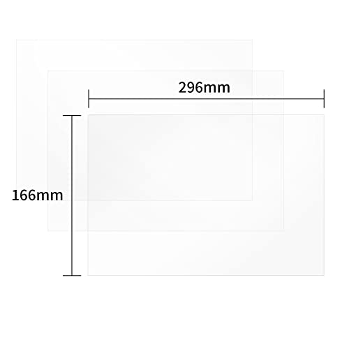 chitu systems 3PCS Screen Protector for LCD Resin 3D Printers, Screen Protective Film for Anycubic Photon M3 Max 7K Resin Mono Screen 3D Printers, 13.6 Inches, 390x260mm Thickness 0.1mm
