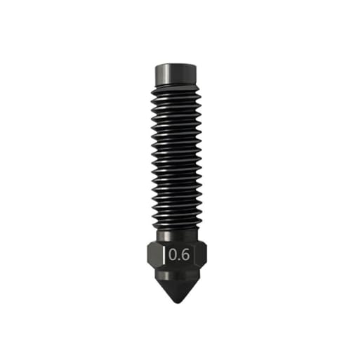 Hardened Carbon Nozzle Set (0.2 mm / 0.4 mm / 0.6 mm / 0.8 mm) for Elegoo Centauri - Durable Nozzles for Highest Print Quality