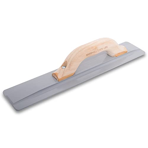 MARSHALLTOWN 16-inch beveled end magnesium hand float with assembled handle