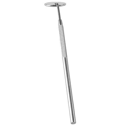 [Australia - AusPower] - Dental Mirror for Teeth Inspection #4, Stainless Steel 6.75" 